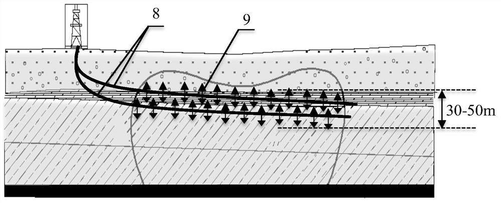 Roof water control method based on precracking and grouting modification