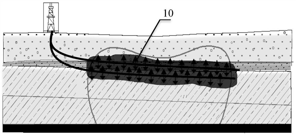 Roof water control method based on precracking and grouting modification