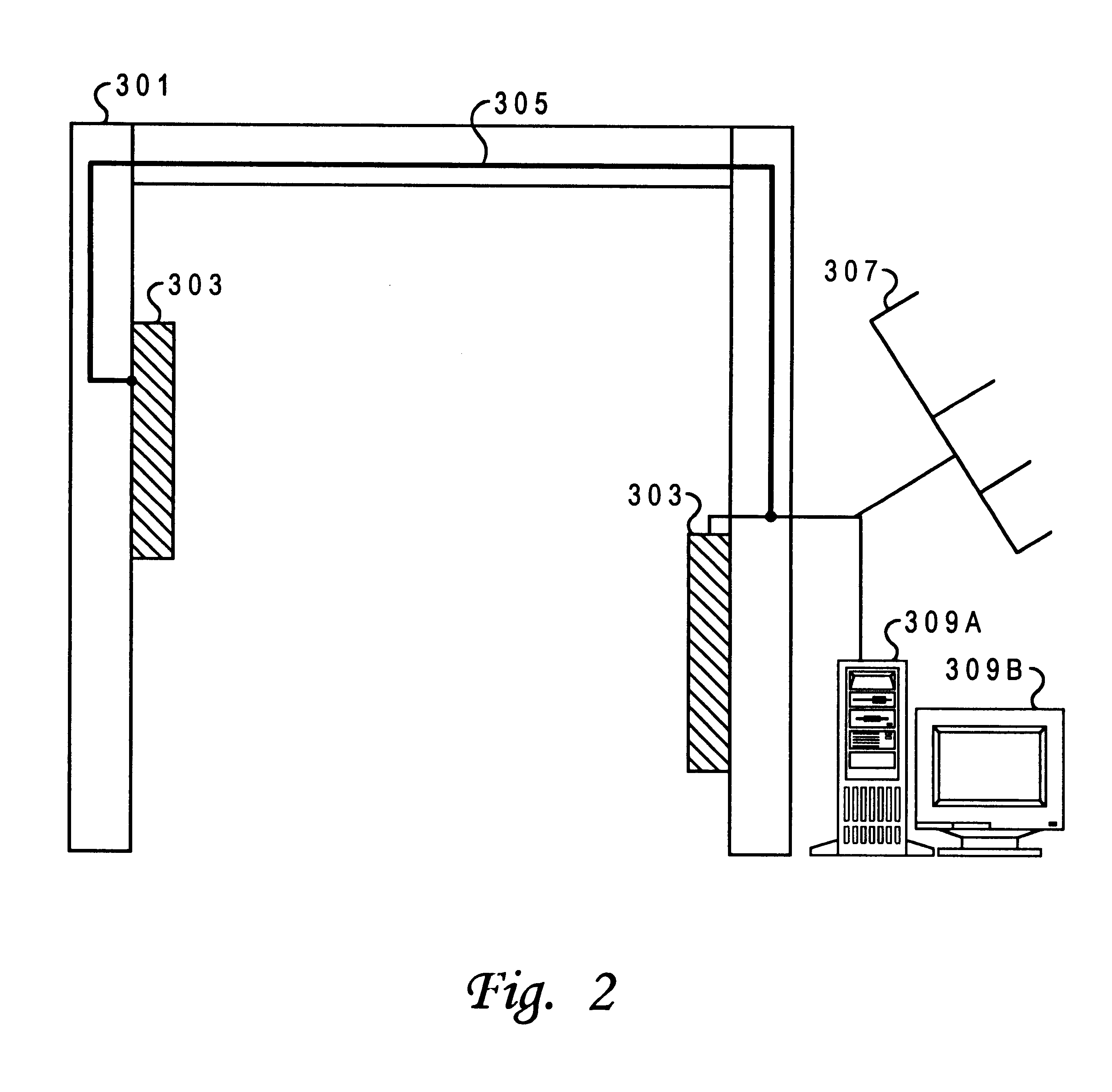 Discrete, background determination of the adequacy of security features of a computer system