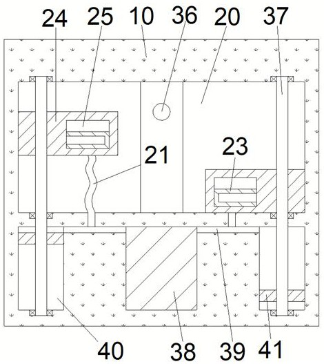 A motor installation system adapted to long-term continuous work