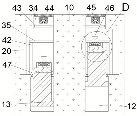 A motor installation system adapted to long-term continuous work