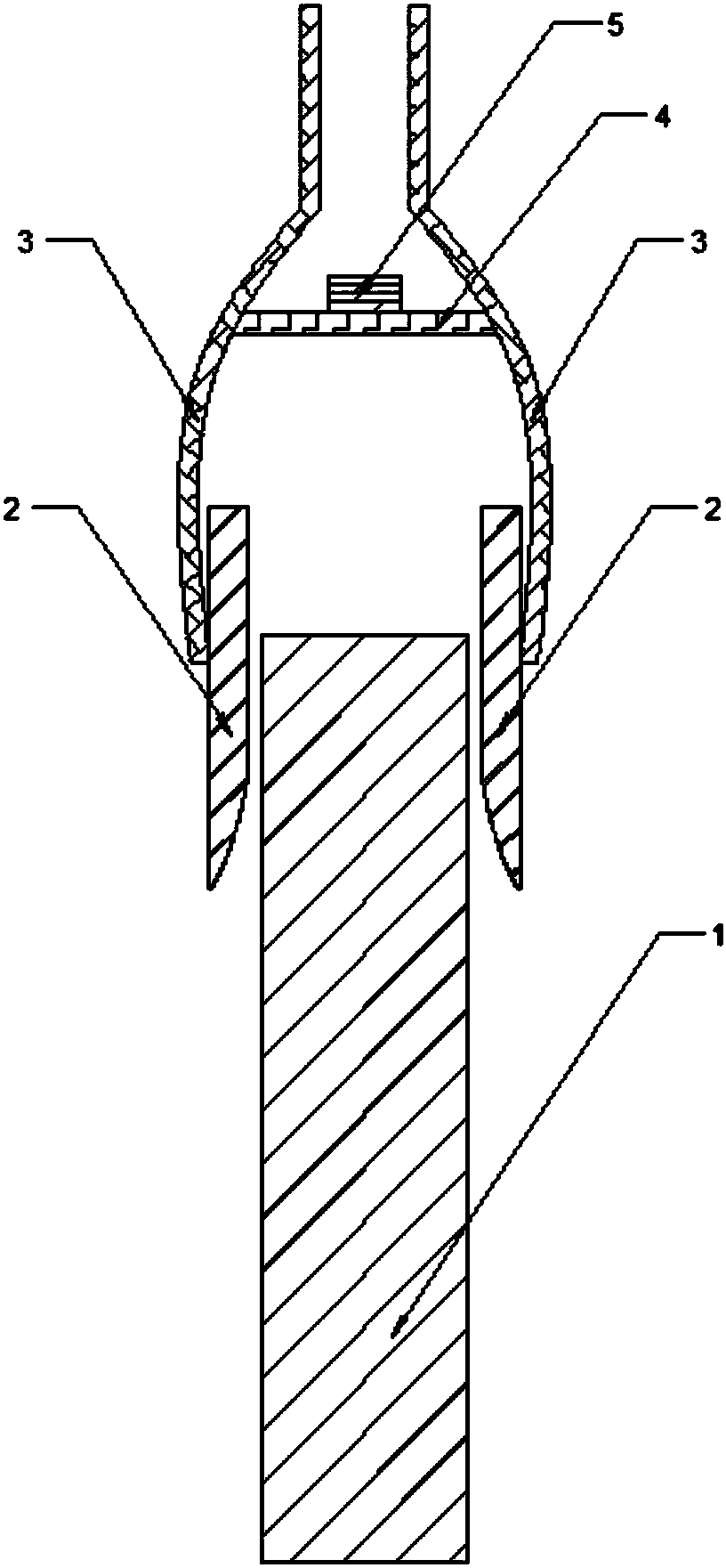 Sleeve type fixed dust removal device