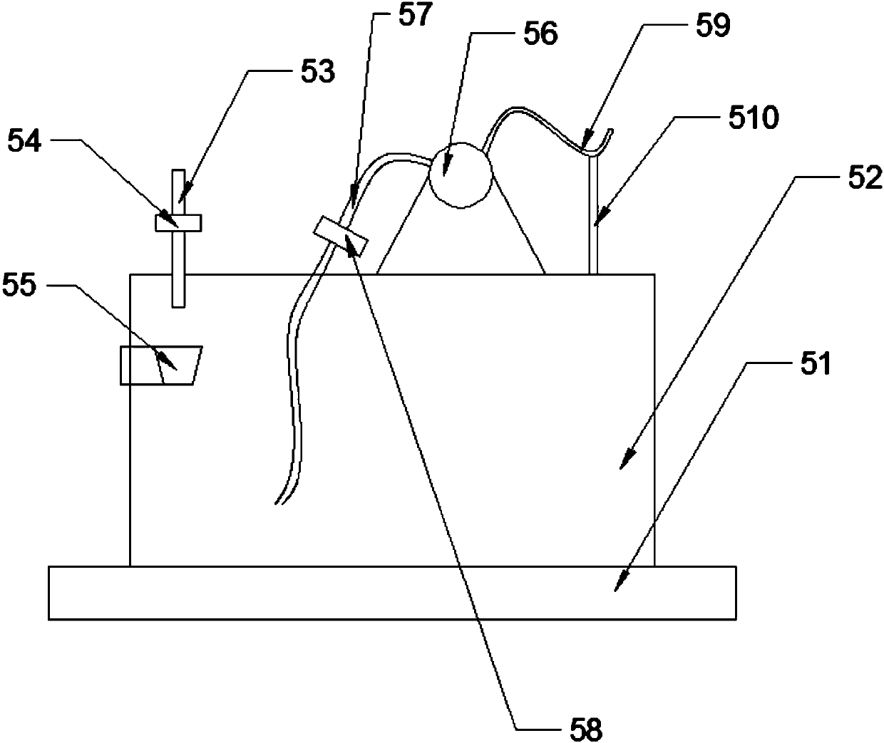 Sleeve type fixed dust removal device