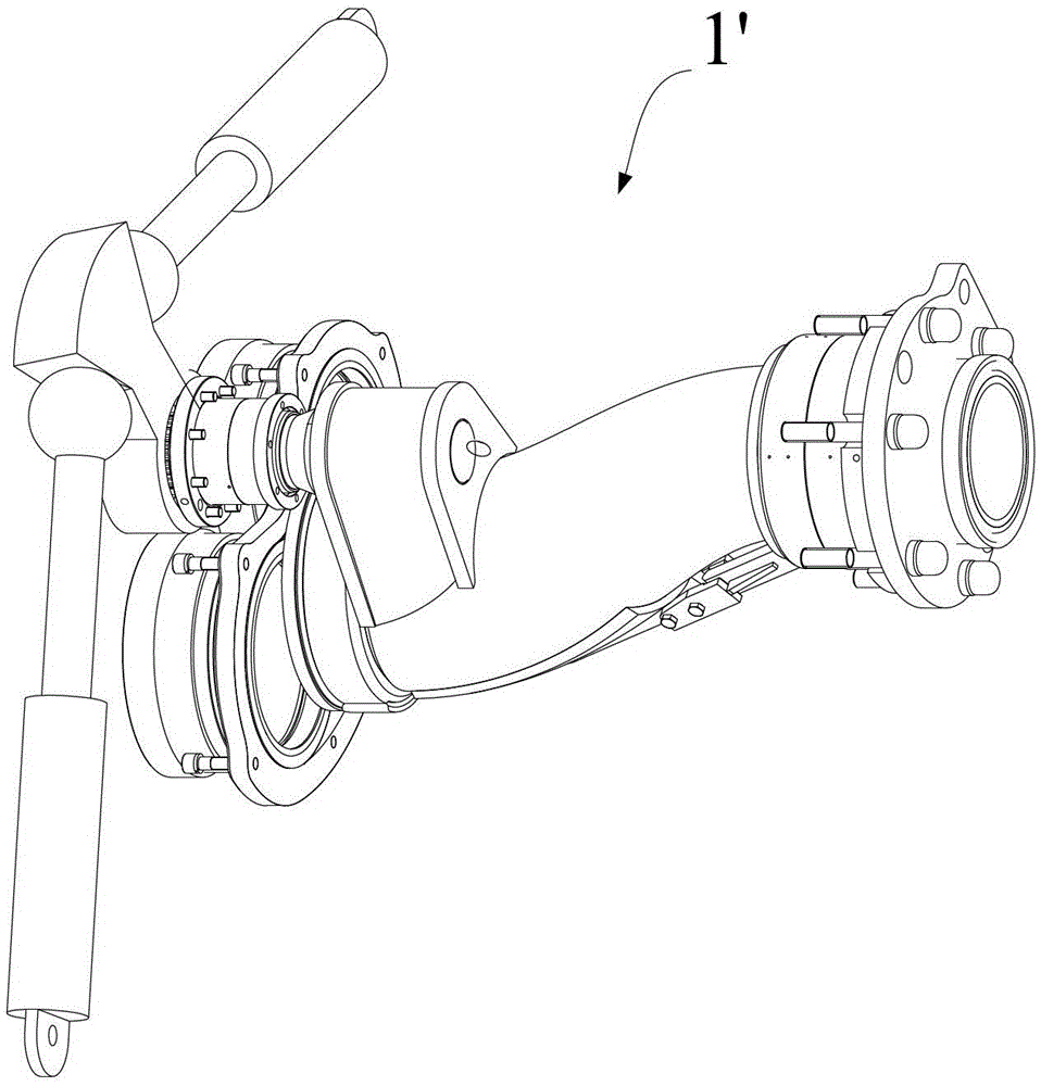 Material pumping system, concrete pump and fire pump truck