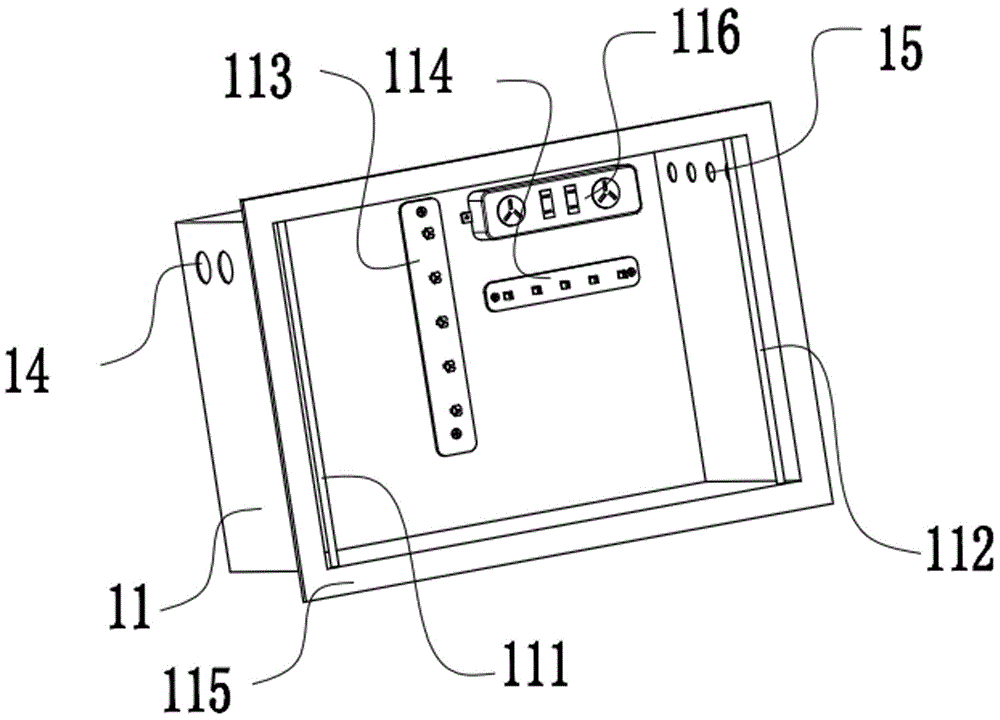 Triple-play optical fiber distribution box structure