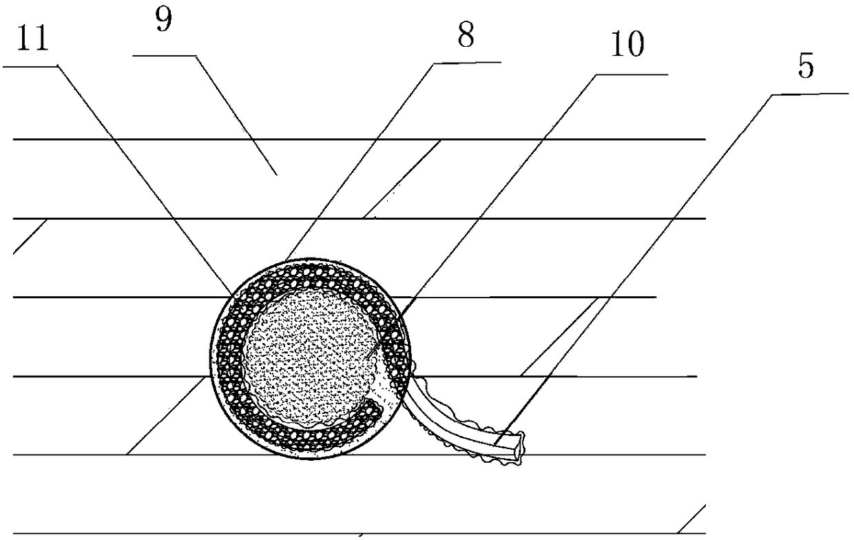 An installation method using greening structure soil as a rainwater accumulator