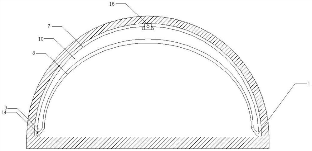 Motion structure of inspection robot