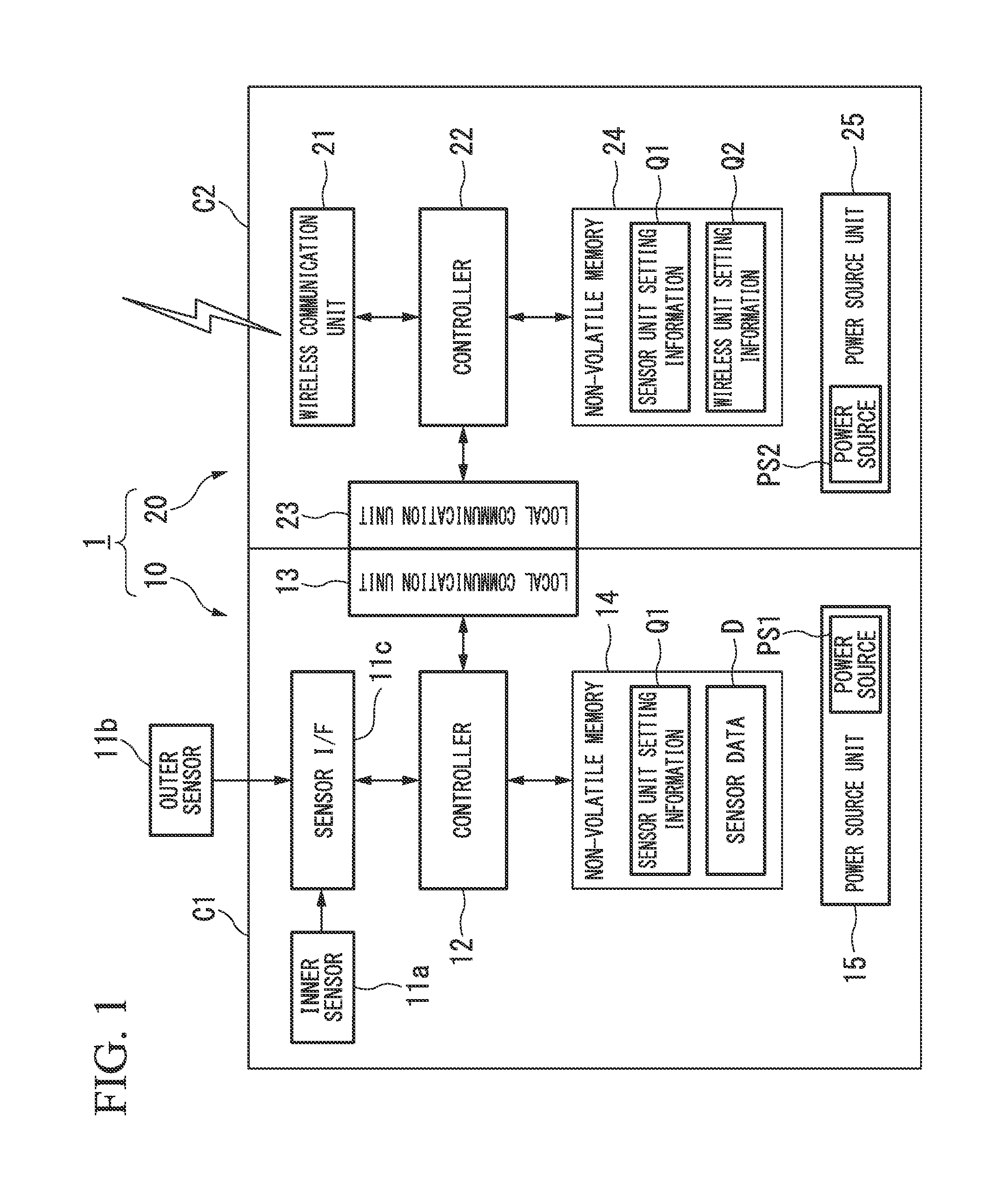 Wireless device, sensor unit, wireless unit, and method for setting wireless device