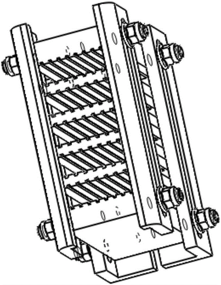 Battery charging and discharging test fixture shared by multiple batteries