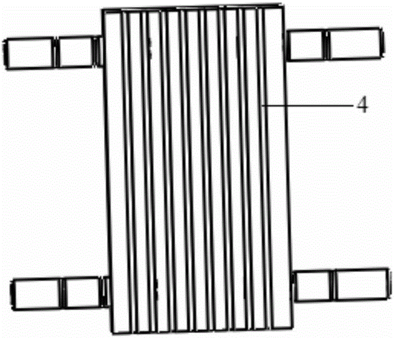 Battery charging and discharging test fixture shared by multiple batteries