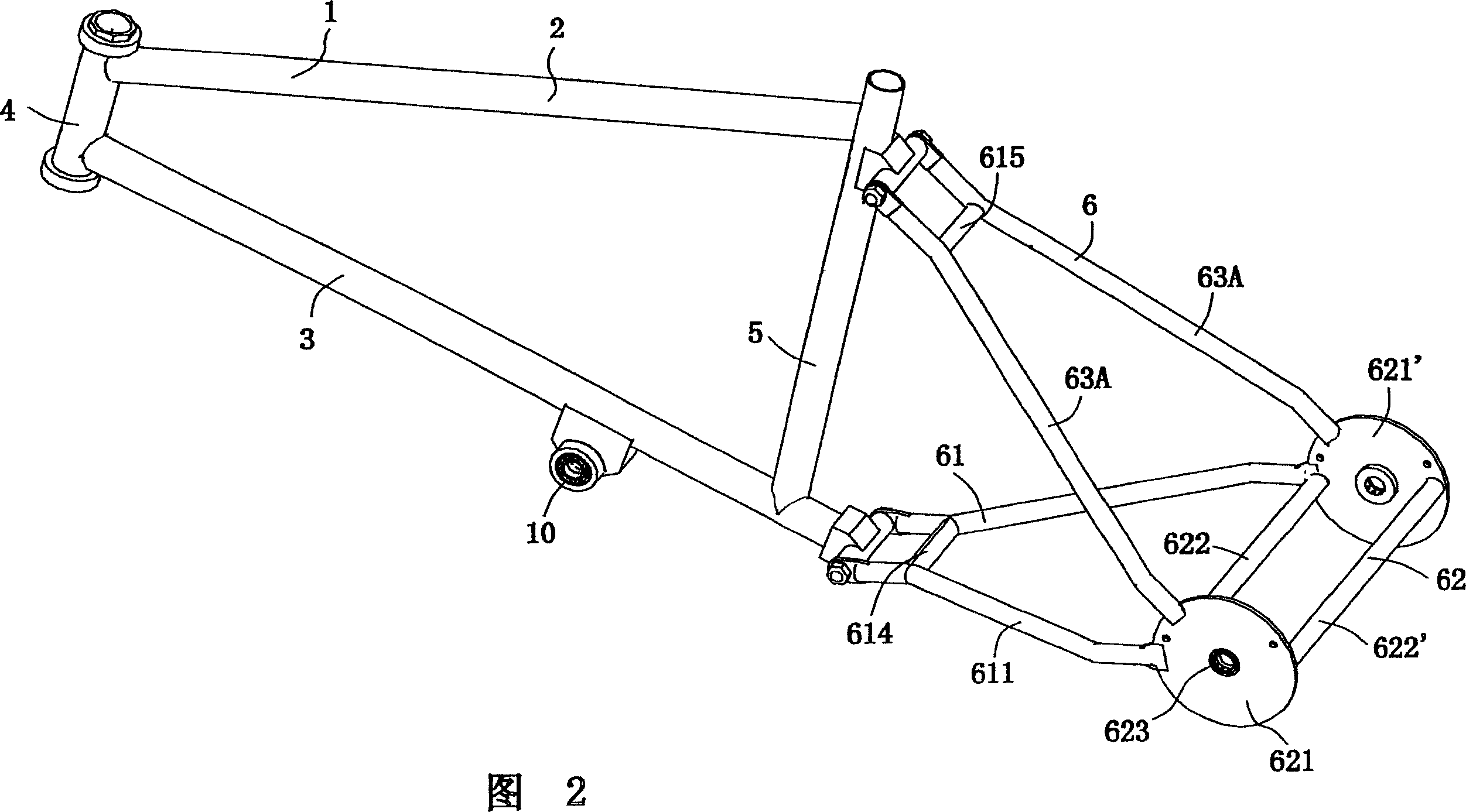 Light tricycle and its frame