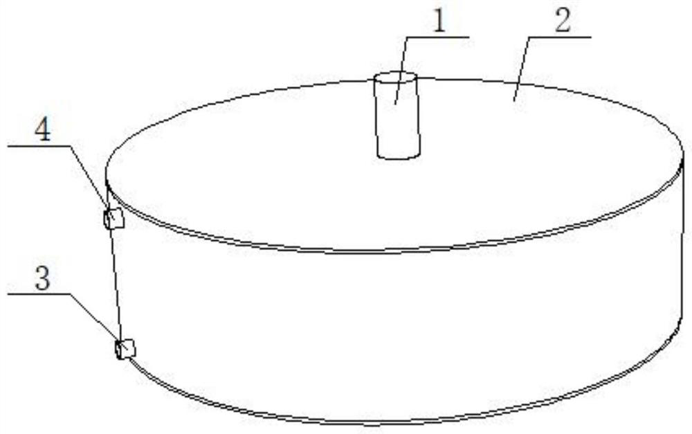 Closed fixed type annular turbojet steam wheel