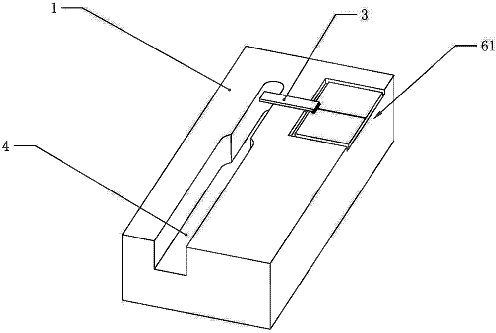 Terahertz jumperless inverted coplanar waveguide monolithic circuit package transition structure