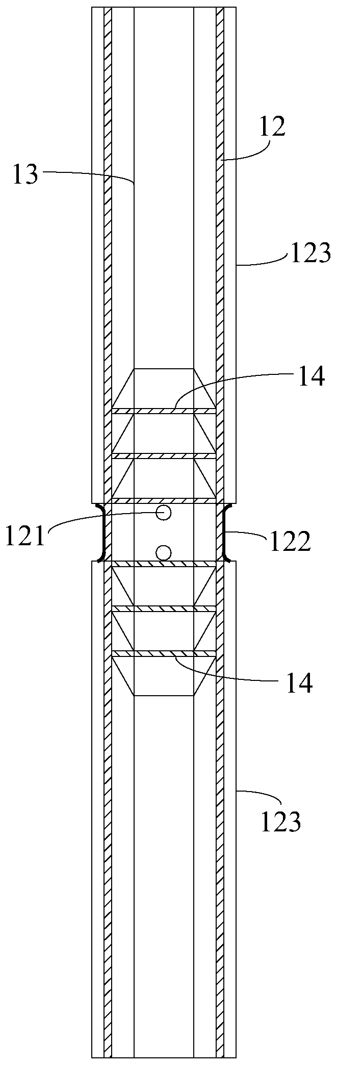 Root pile active tracking layered grouting system and construction method