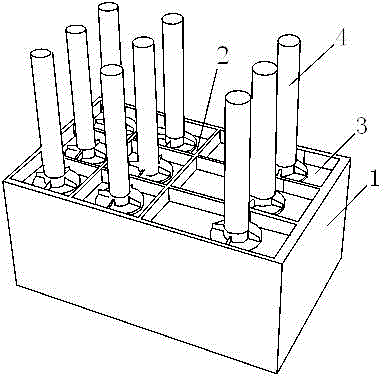 Deep water open composite foundation wharf and its construction method