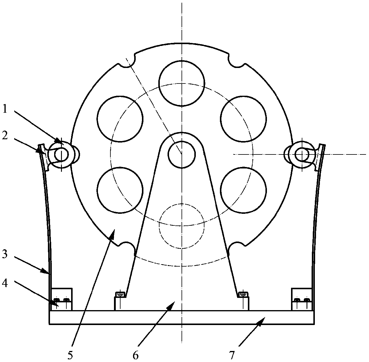 Double-filter-wheel differential motion switching device with flexible accurate positioning system