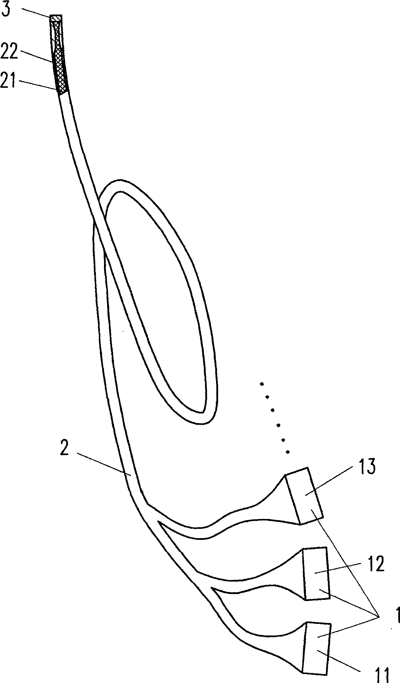 Supersonic wave waveguide device