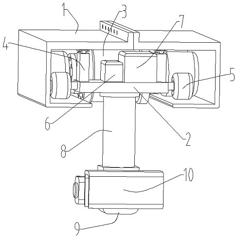 Rail-mounted inspection robot