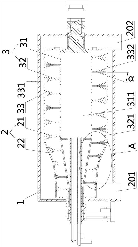 A sludge dewatering device