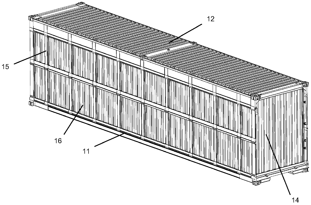 Connecting mechanism and collapsible container with same