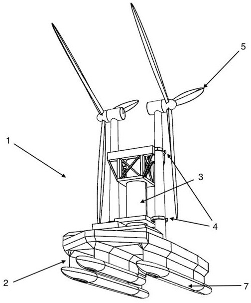 Offshore wind turbine integral transportation and installation ship and offshore wind turbine integral transportation and installation method