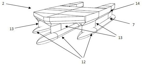 Offshore wind turbine integral transportation and installation ship and offshore wind turbine integral transportation and installation method