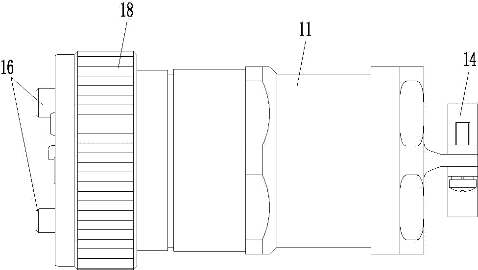 Mixed connector assembly with RJ45 modules