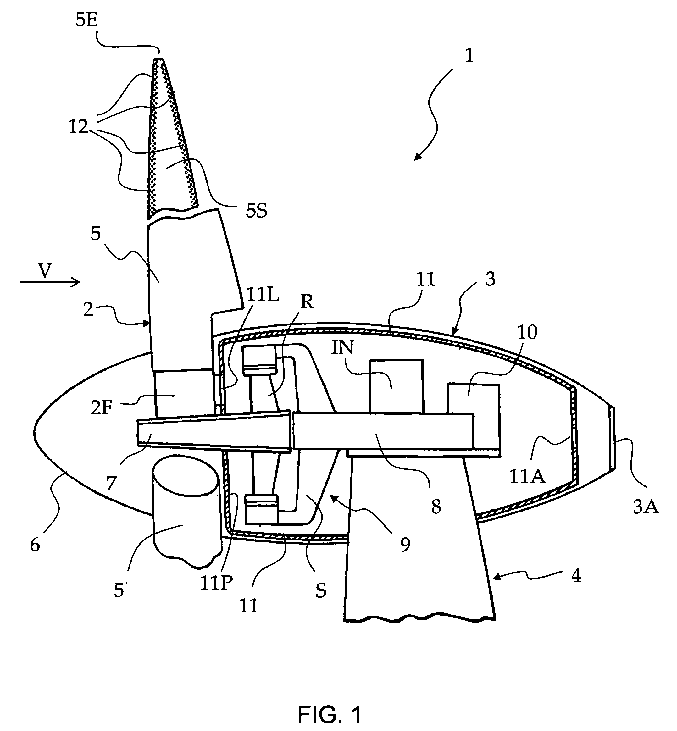 Anti-icing system for wind turbines