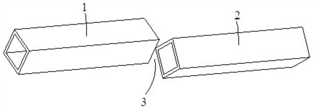 Keel butt joint structure and welding seam flexural capacity evaluation and safety design method thereof