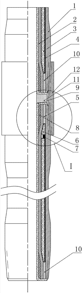 Wear-resistant and heat-insulating lined composite oil pipe