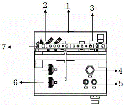 Integrated intermediate-frequency welding control cabinet