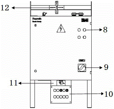 Integrated intermediate-frequency welding control cabinet