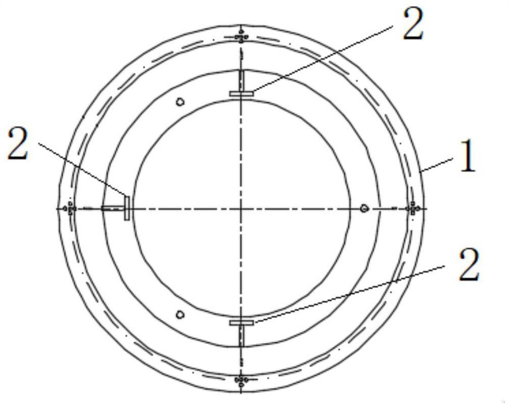 Installation method of quay crane trapezoidal assembly