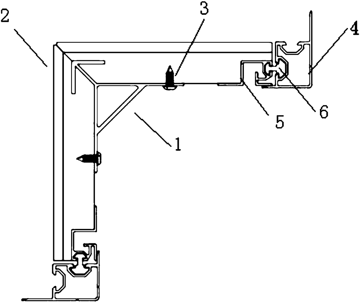 External corner module and assembly method thereof