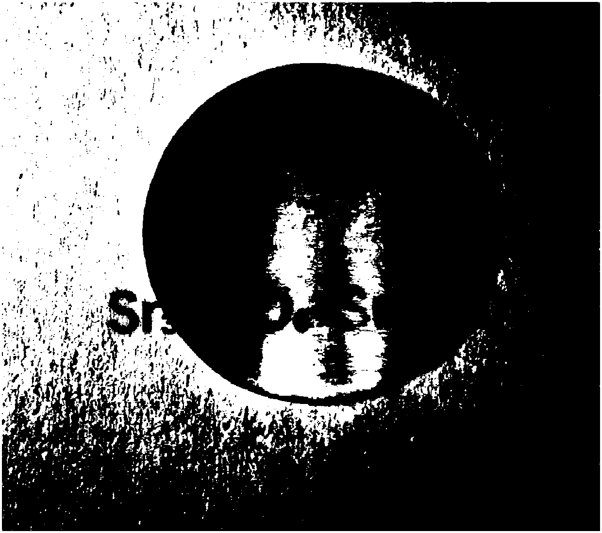 Transparent Sr3Al2O6-SrAl2O4 glass ceramic and preparation method thereof