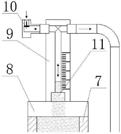 Dynamic sealing performance testing method and device for plunger cylinder sleeve