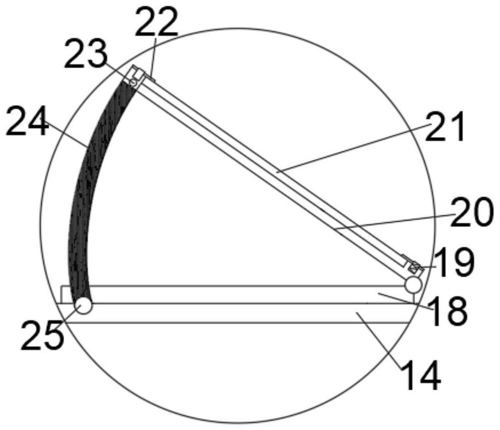 Solar monocrystalline silicon photovoltaic supporting device