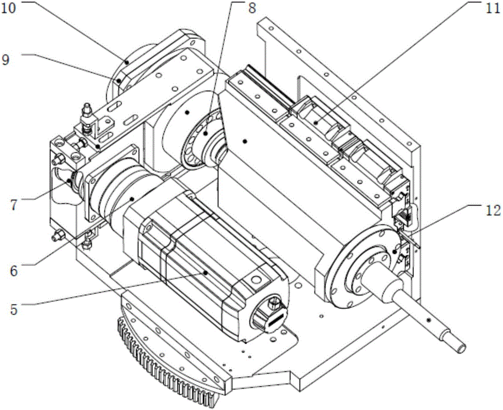 Pier head height control method for automatic drilling and riveting machine