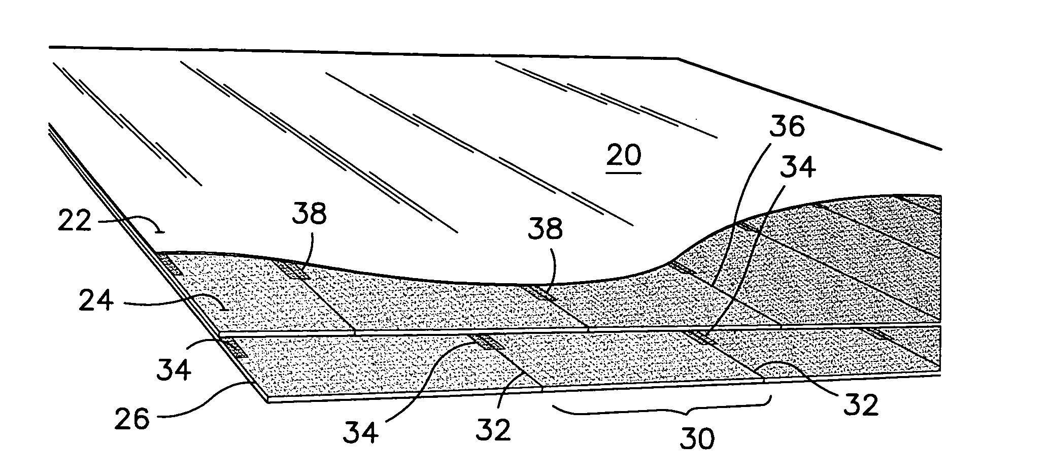 Membrane cover having a protective layer to prevent deterioration of UV stabilizers therein