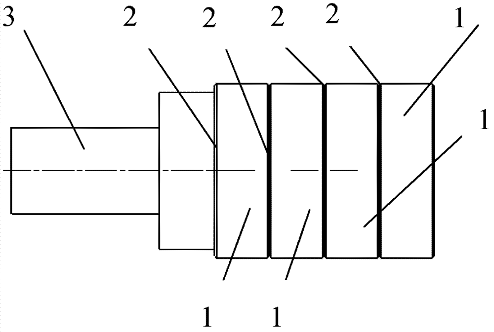 Laser gyro lens excircle grinding and polishing method