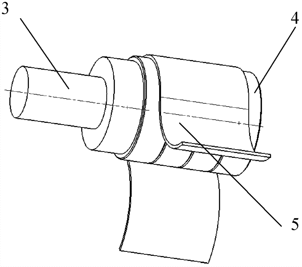 Laser gyro lens excircle grinding and polishing method