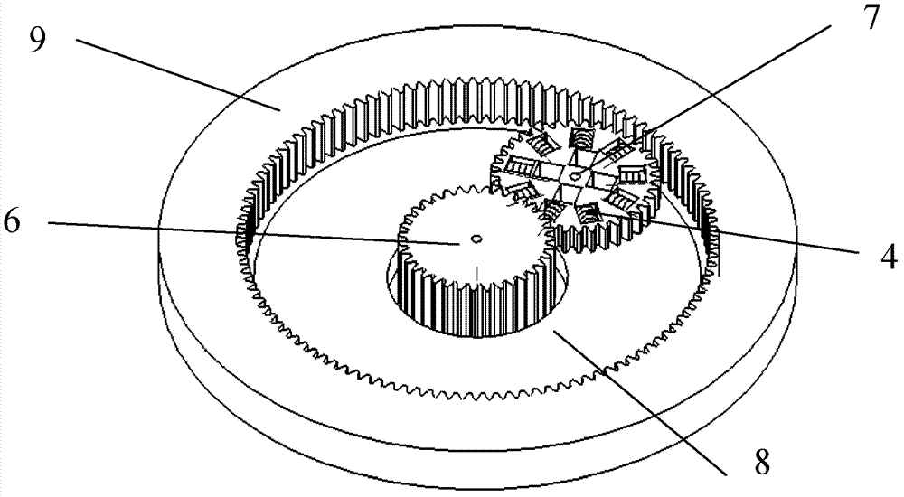 Laser gyro lens excircle grinding and polishing method