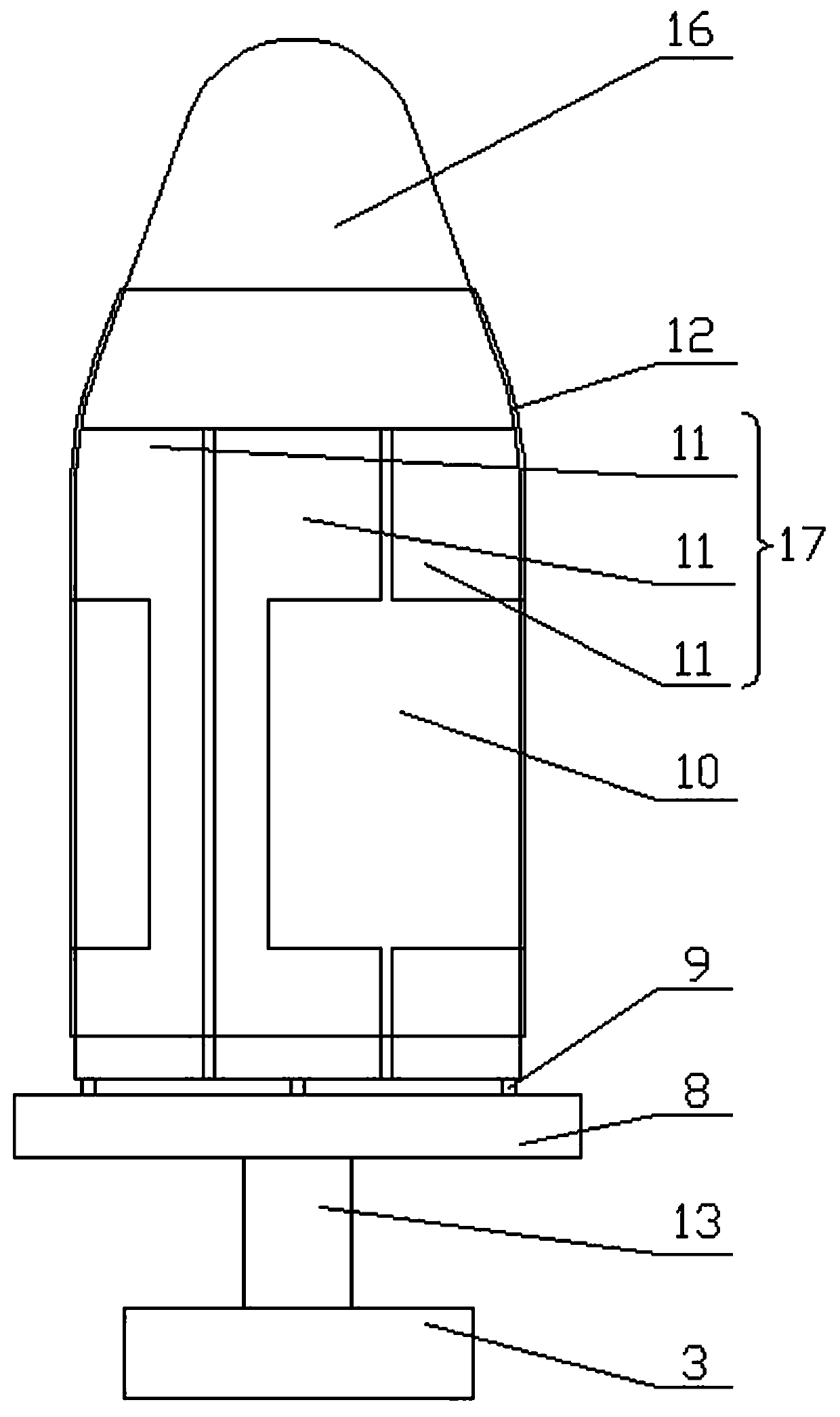 Medical anus expanding device