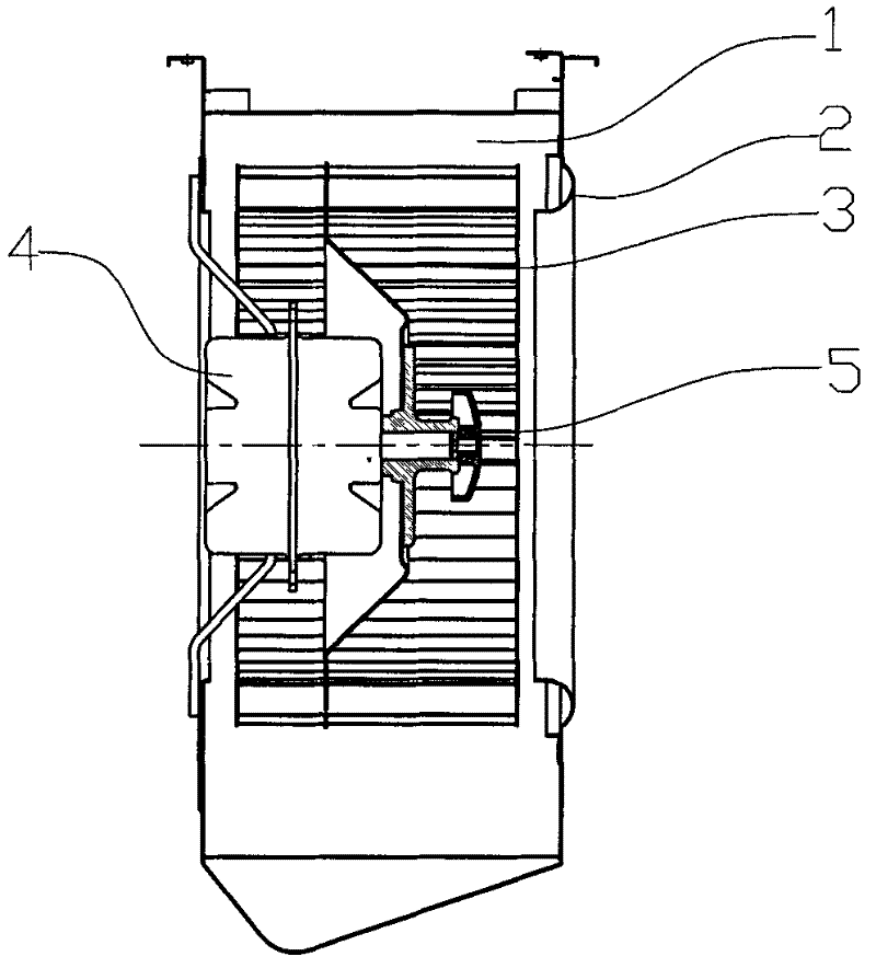 Static-suction-type range hood fan volute