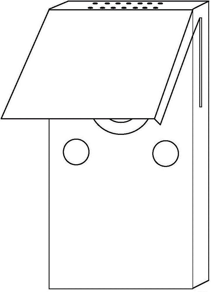 Networking device applied to network television and provided with flip type remote controller