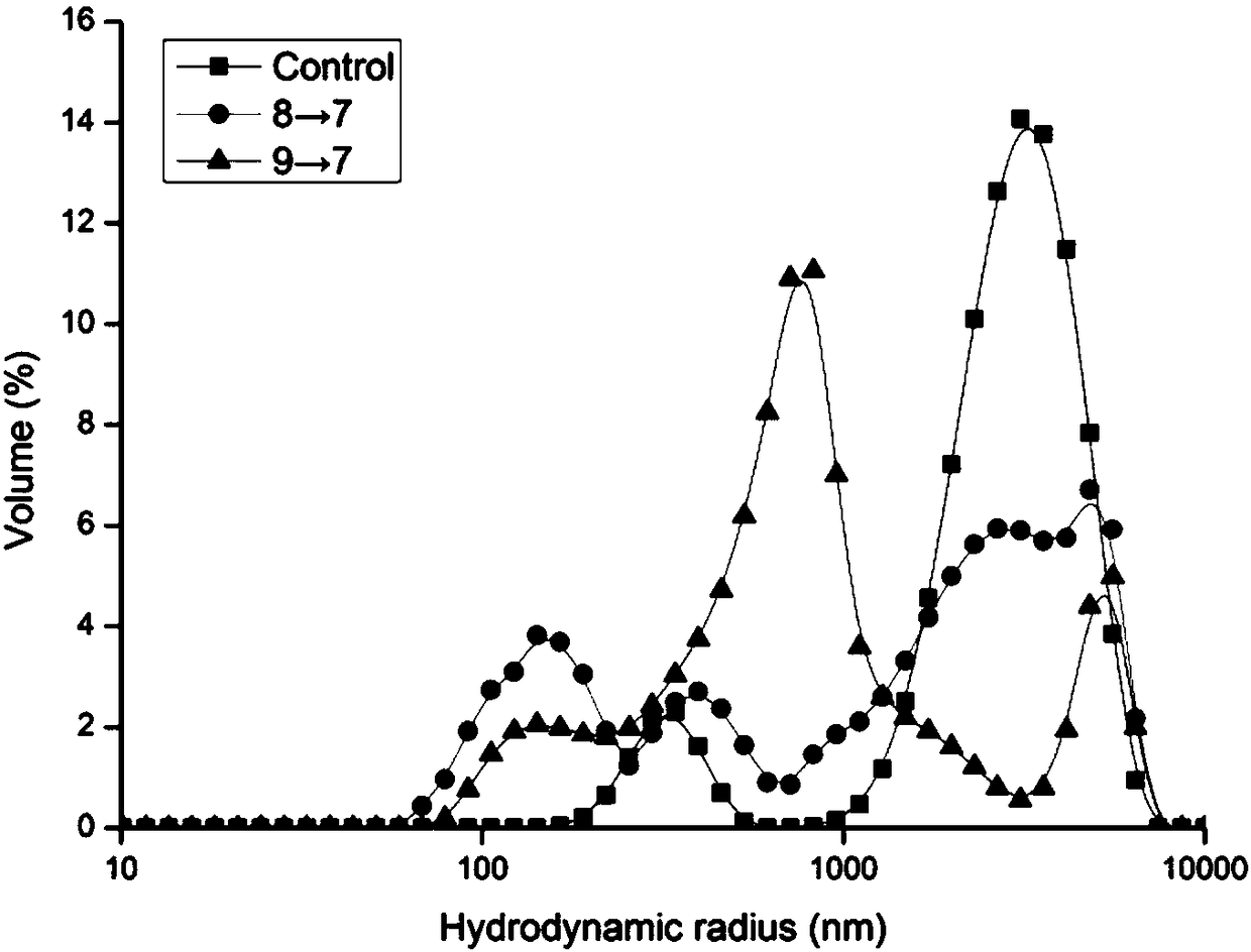 Soluble protein aggregation nanoparticle preparation method and application