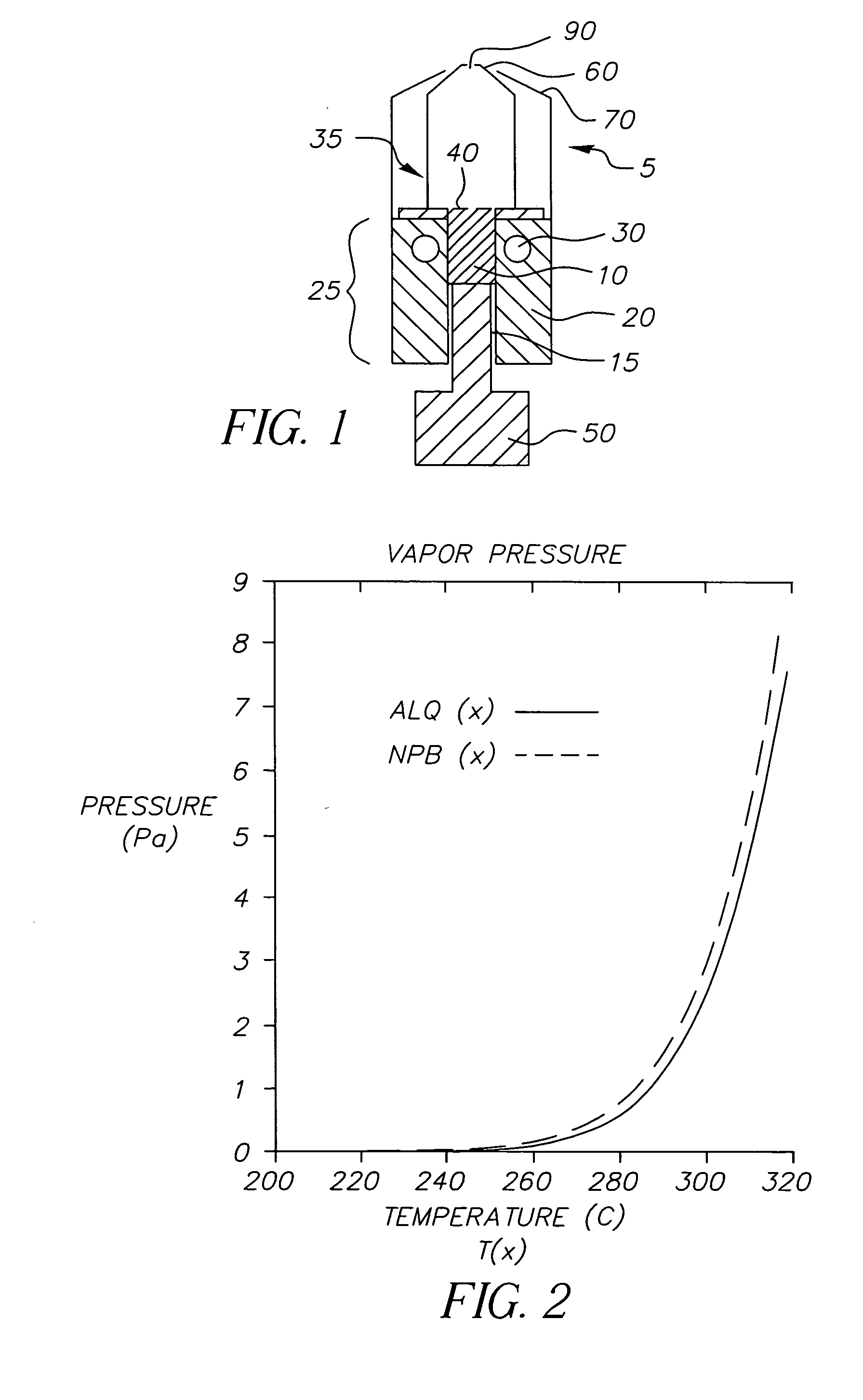 Device and method for vaporizing temperature sensitive materials