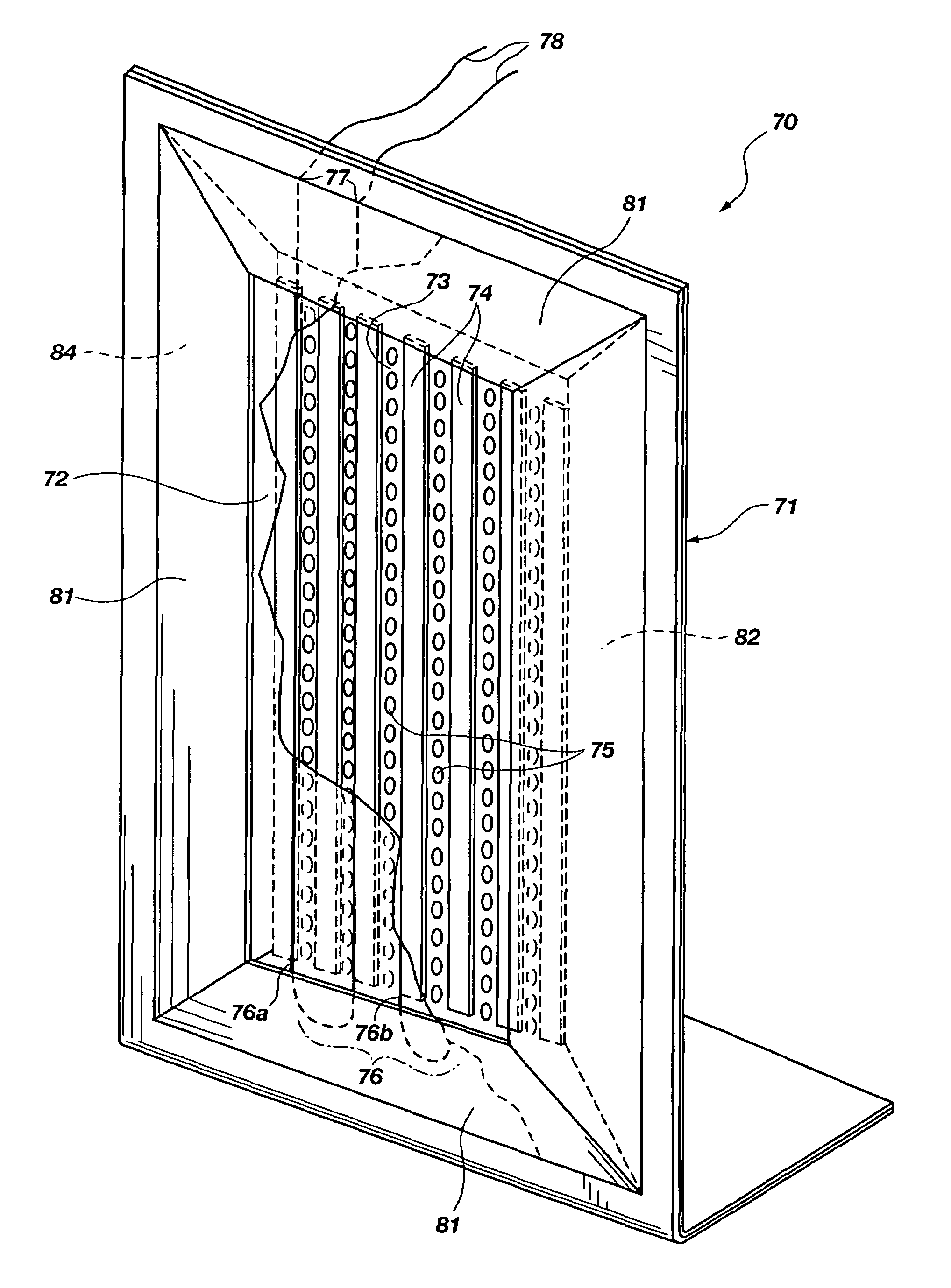 Single end planar magnetic speaker