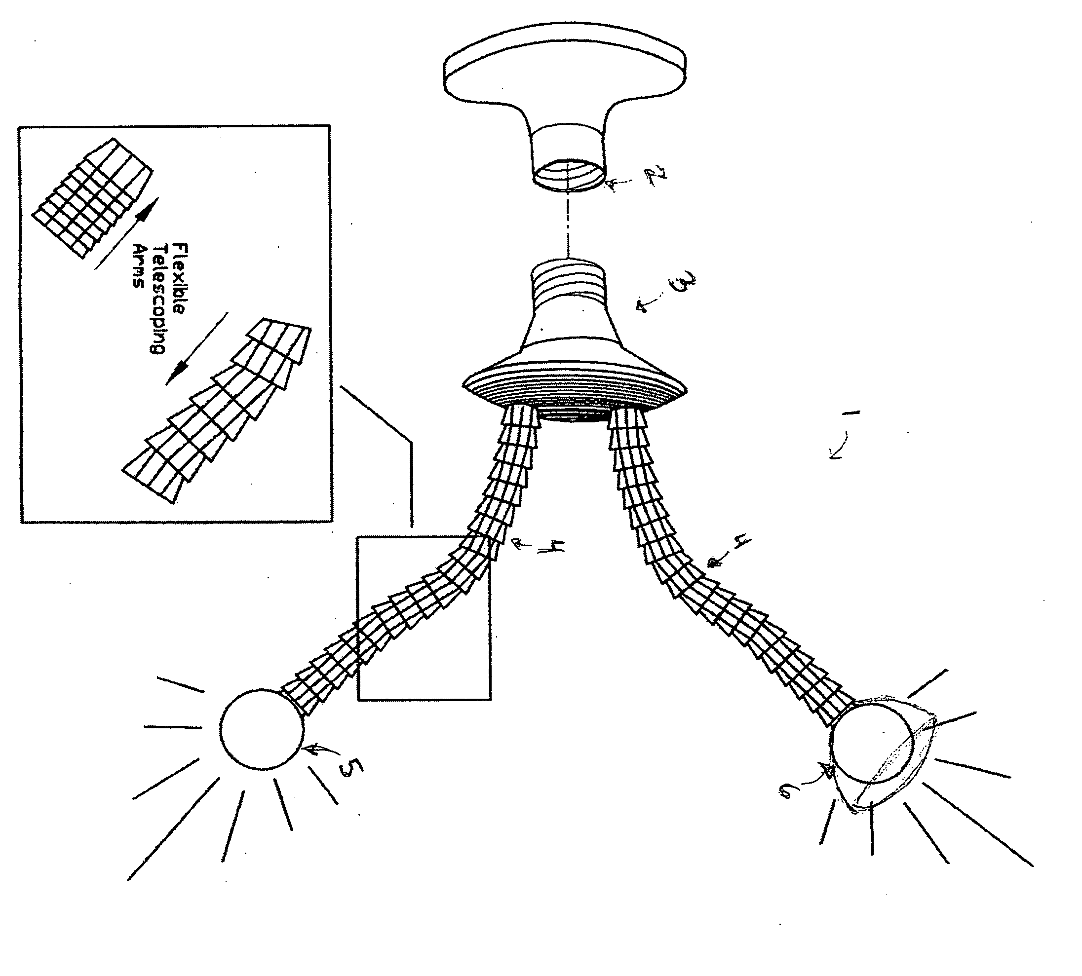 Light socket adapter and adjustable light fixture