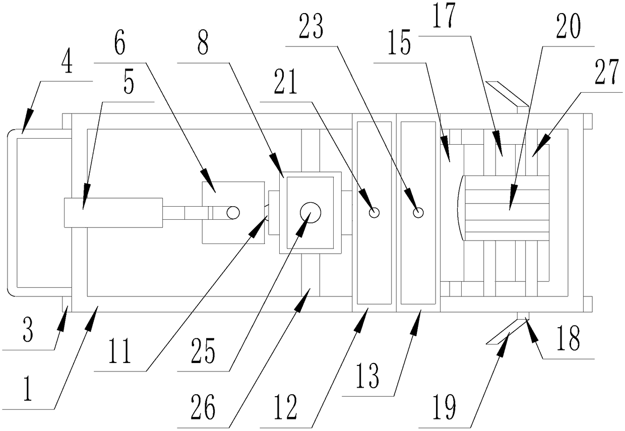 Method and device for interplanting konjac under walnut forest